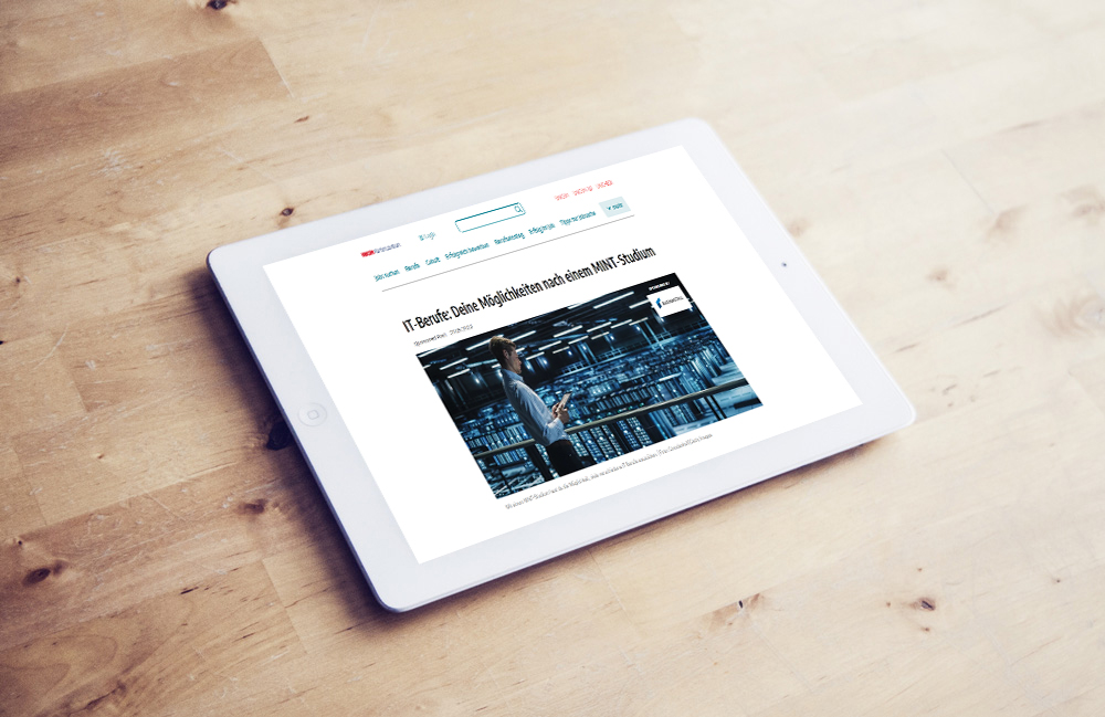 Native Advertising Produktbeispiel