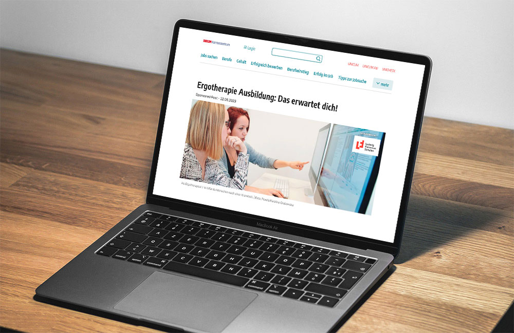 Native-Advertising Produktbeispiel